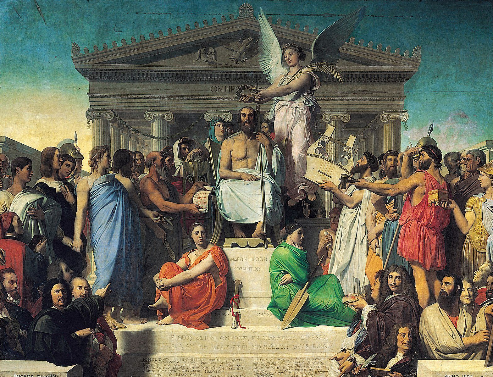 Jean Auguste Dominique Ingres, Apotheosis Homers, 1827